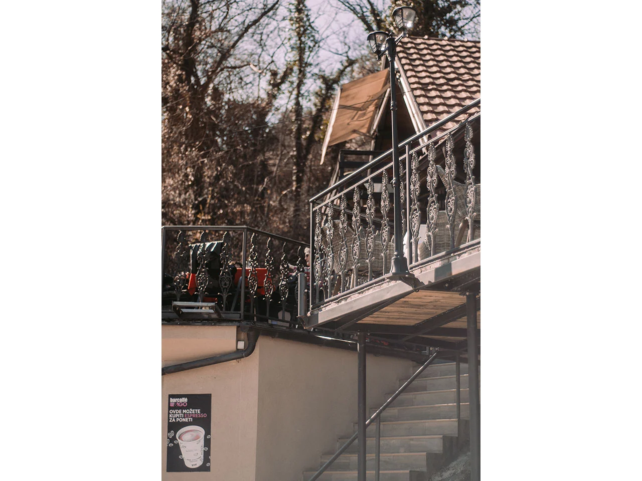 Detalji terase restorana Moja Reka